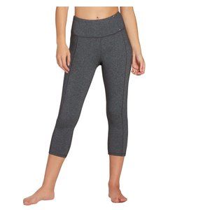 NWT Calia Women Essential High Rise Capri Leggings Heather Grey Sz XS $65 4HL60